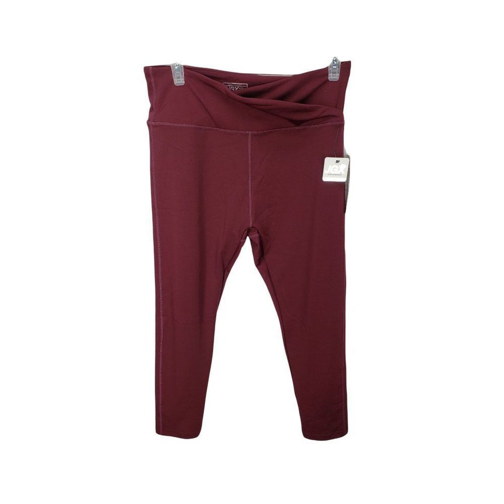 JGX Performance‎ Tummy Control Leggings - Plum - Sz. 1X - NWT